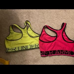 Neon Under Armour Sports Bras (2)
